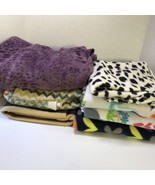 4 Pounds  Prints Fleece Fabric 7 Pieces Up to a Yard in Length - £23.18 GBP