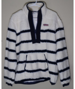 VINEYARD VINES Plush Teddy Supershep Fleece  Marshmallow &amp; Deep Bay Size... - $79.88 CAD