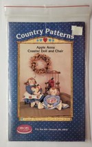 Apple Anna Coaster Doll And Chair Ozark Crafts Country Patterns Pattern ... - $9.89