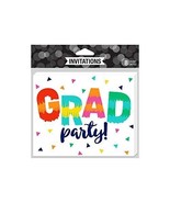 Creative Converting - Fiesta Fun Grad Folded Invitations - 8 Count - $6.97