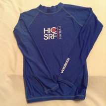 Size large junior Hawaii Island Creations UV shirt rash guard blue  - $27.49
