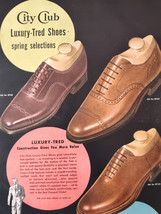 1949 Original Esquire Art Ad Advertisements City Club Shoes Park Tilford Whiskey - £5.17 GBP