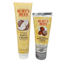 Burt&#39;s Bees Lot Shea Butter Hand Repair Cream Coconut Foot Cream New - £17.30 GBP
