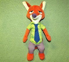 Zootopia Talking Nick Wilde Fox Pal Plush 13&quot; Disney Tomy Stuffed Animal Doll - £17.92 GBP