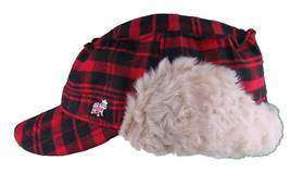 Christys Corona &quot;Hunter&quot; Cuadros Imitación Borreguillo Orejera Gorra Med... - $373.45 MXN