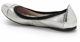 NEW VINCE CAMUTO Metallic Silver Elisee Flats (Size 6.5 M) - MSRP $98.00! - $59.95