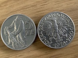 Poland 5 zlotys 1974 Rare coin. - £71.53 GBP