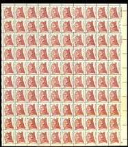 1855 Var, Complete Sheet Of 100 - Double Paper Error With Blue Tape Slice - £274.65 GBP