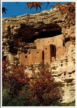 Cliff Dwelings at Montezuma Castle National Monument AZ Postcard PC68 - £3.92 GBP