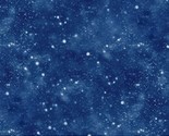 Cotton Polar Frost Starry Night Sky Stars Landscape Fabric Print by Yard... - $12.95