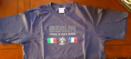 FIFA World Cup Germany 2006 BERLIN Final 9 July 2006 T-shirt XL, Unused - $28.95