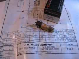 Miller 7142 Coil Tunable Core Transformer 4.5MHz Trap - NOS Qty 1 - £11.19 GBP