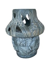 Natures Path Ceramic Dragonfly Hummingbird and Butterfly Candle Holder Jar Boxed - $18.45