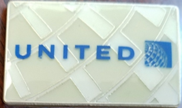 Vintage United Airlines Continental Transistion 1&quot; X 3/4&quot; Pin - £7.86 GBP
