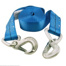 Erickson Deluxe 2" x 20' Tow Strap Tie Down with Safety Hooks 10,000 lb 09301 - £35.79 GBP