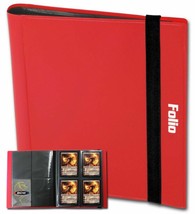 BCW Folio 4-Pocket Album (Holds 160 Card) - Red - £7.47 GBP