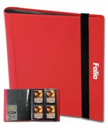 BCW Folio 4-Pocket Album (Holds 160 Card) - Red - $9.51