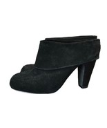 Steve Madden black suede Jan heeled boots booties Women’s Size 8.5 - €26,02 EUR