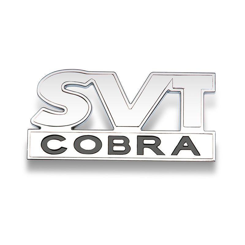 Metal Bumper Stickers Suitable For Ford Mustang Cobra 3D Modified Stereo Car Bad