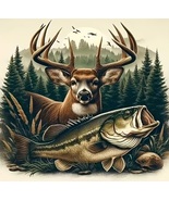 Buck And Bass Cross Stitch Pattern***L@@K*** - $72.55 MXN