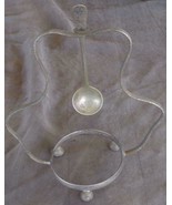 Antique Gilchrist X Silver Plate Relish Serving Stand with Spoon - GDC -... - $40.73 CAD