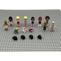Lego Friends Minifigures Hair Animals Bundle Lot - $24.99