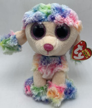 Ty Beanie Boos Rainbow The Poodle 2017 Glitter Eyes #1 - £14.38 GBP