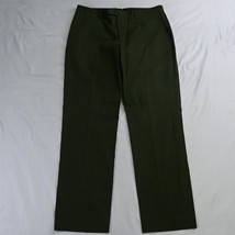 Banana Republic 34x32 Olive Green 486138 Slim Mens Suit Trousers Dress Pants - £47.06 GBP