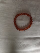Carnelian Semiprecious Stone Stretch Bracelets - $20.00