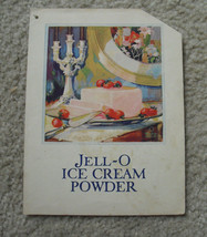 Vintage 1910s Jell-o Ice Cream Powder Recipe Booklet - $16.83
