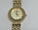 Vintage E&amp;J Gold Tone Stainless Steel Women’s Watch Working! - $36.86