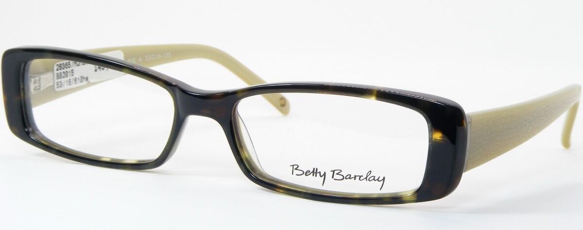 Betty Barclay BB2015 610 DARK TORTOISE GREEN EYEGLASSES 53-16-135mm Germany - $77.42