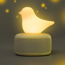 Night Light Bluetooth Speaker, Cute Bird Bedside Lamp Wireless Speaker with Mic - £30.77 GBP