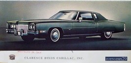 1971 Cadillac Eldorado Coupe Vintage Colore Pieghevole Note - Usa -... - £6.91 GBP