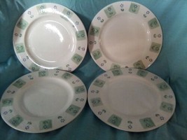 Pfaltzgraff CLOVERHILL FLORAL Dinner Plates, 10.5 in USA Set of 4 1998-2005 - $23.36