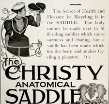Christy Anatomical Saddle Bicycles Seat 1897 Advertisement Victorian Bik... - $24.99