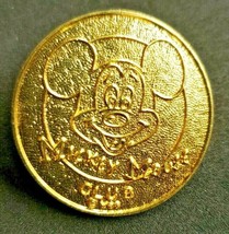 Vintage Disney Mickey Mouse Club Gold Lapel Trading Pin  New Old Stock - £11.98 GBP