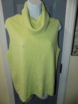 Goodclothes Lime Color Tunic Sweater Size L Women&#39;s EUC - £16.27 GBP