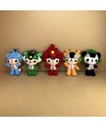 2008 Beijing China Olympics Plush Mascots Set of 5 FUWA Good Luck Dolls ... - $40.83 CAD