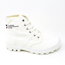 Palladium Pallabrousse Legion Wax Star White Mens Size 8.5 Boots 77018 116 - £51.09 GBP