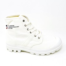 Palladium Pallabrousse Legion Wax Star White Mens Size 8.5 Boots 77018 116 - £51.76 GBP