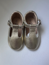 Special Sale Size 6 Hardsole Toddler Mary Janes Gold Toddler Shoes Baby Shoes - £14.35 GBP