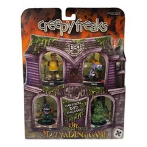 Creepy Freaks Starter Set The Gross Out 3D Trading Game &amp; DVD Wizkids SEALED NEW - £10.47 GBP