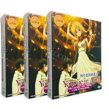 Anime Dvd Your Lie In April Vol 1-22 End + Ova +Movie + Live Action Movie - £25.40 GBP