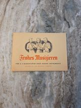 Frohes Musizieren Happy Music Making vintage sheet music for recorder Ge... - $221.55 MXN