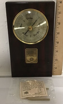 Precision Brass Barometer Dymondwood West Germany Original Brass Loop Chrysler - $176.40