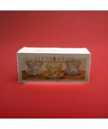 Fifth Avenue Crystal   Set of 3 Flower Pot Votives  Candle Holders 