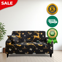 Anyhouz Sofa Cover Black Christmas Reindeer Design Non Slip Stretchable ... - $1,091.01 MXN+