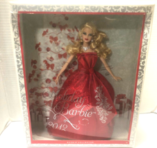 Mattel Barbie Collector 2012 Holiday Christmas Doll Blonde NRFB Original Box - $24.75