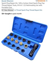 Spark Plug Repair Kit, 16Pcs Carbon Steel Spark Plug Tap Thread Repair T... - €23,65 EUR